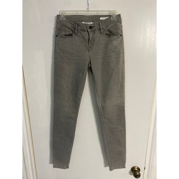 Frame Denim Denim - Frame Denim women’s Le Skinny de Jeanne gray jeans size 2 basic capsule casual